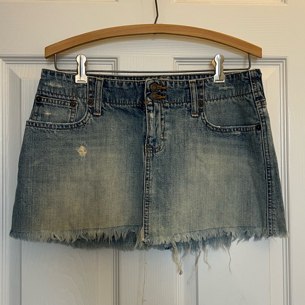Vintage Y2K Abercrombie Denim Mini Skirt